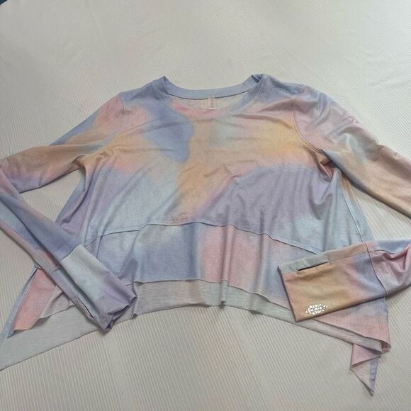 Free People Tops - Free People Movement Womens Tempo Long Sleeve Tee Sz XS Multicolor Lightweight